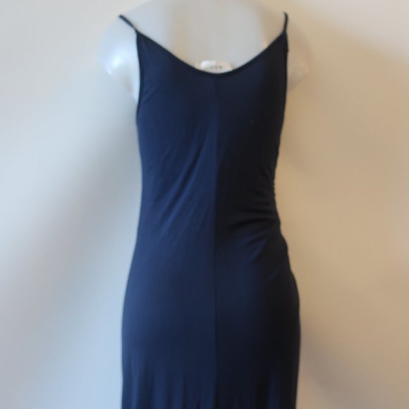 Womens A.L.C. Blue Strappy Ruched Maxi Dress M * - Picture 9 of 11